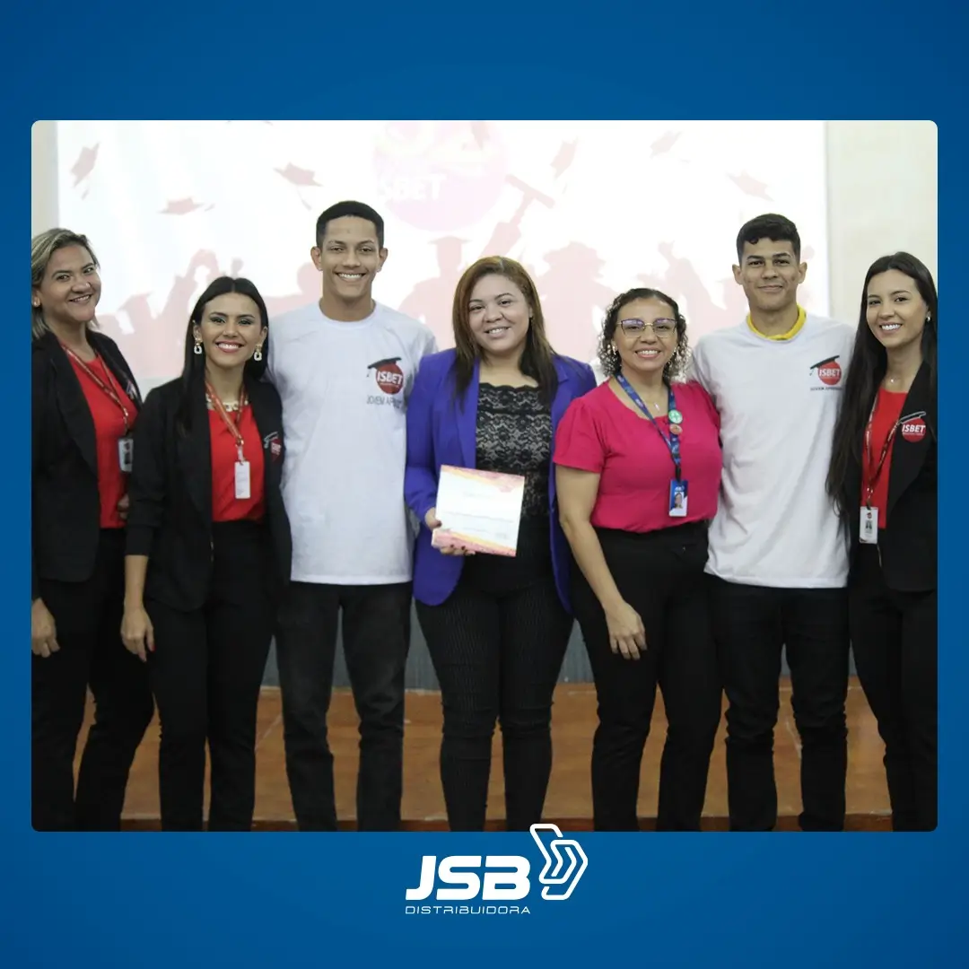 A JSB Ceará recebeu o reconhecimento e a certificação como Parceiro Amigo da Aprendizagem ISBET e Responsabilidade Social